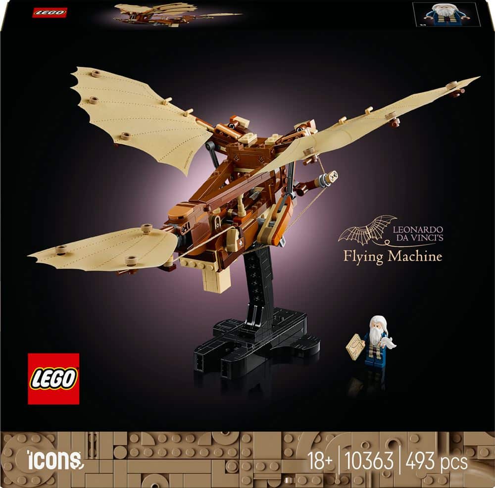 LEGO Icons 10363 La machine volante de Léonard à 38,39€ chez Fnac