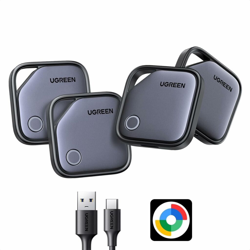 Lot de 4 traceurs UGREEN Find Hub