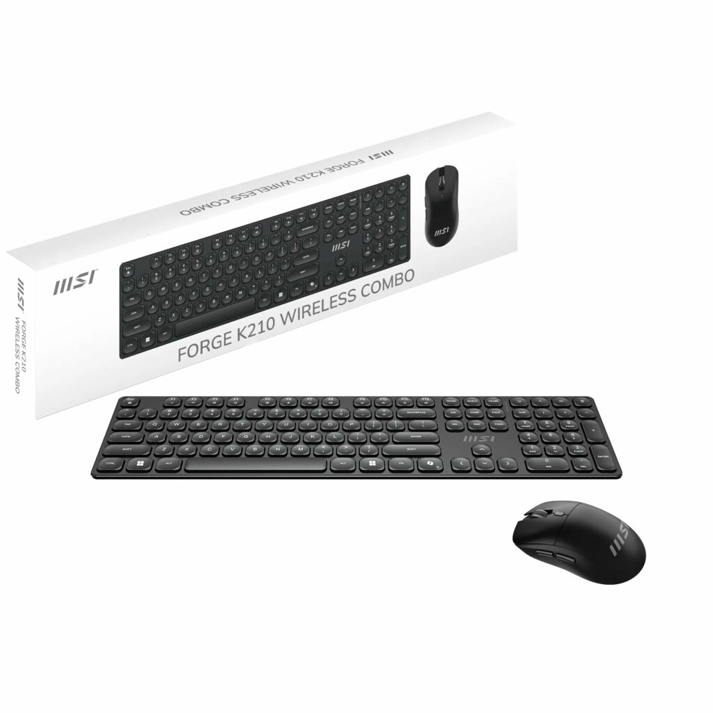 Combo clavier + souris sans fil MSI Forge K210