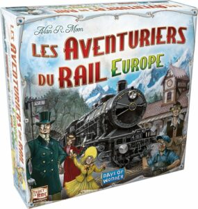 Les Aventuriers du Rail Europe (FR) à 30,99€ chez Amazon