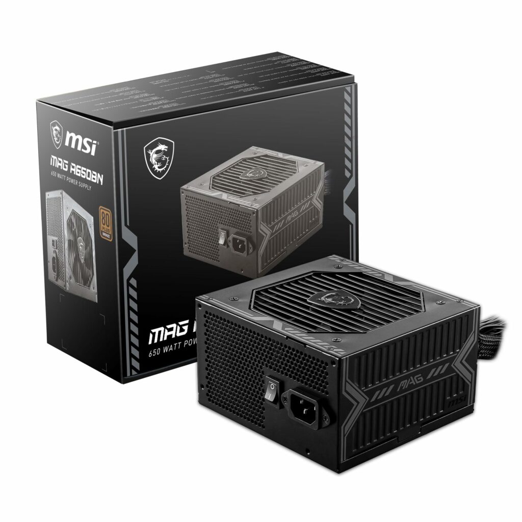 Alimentation MSI MAG A650BN 650W 80+ Bronze