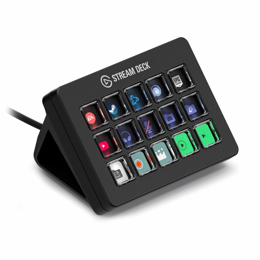 Elgato Stream Deck Scissor Keys 15 touches