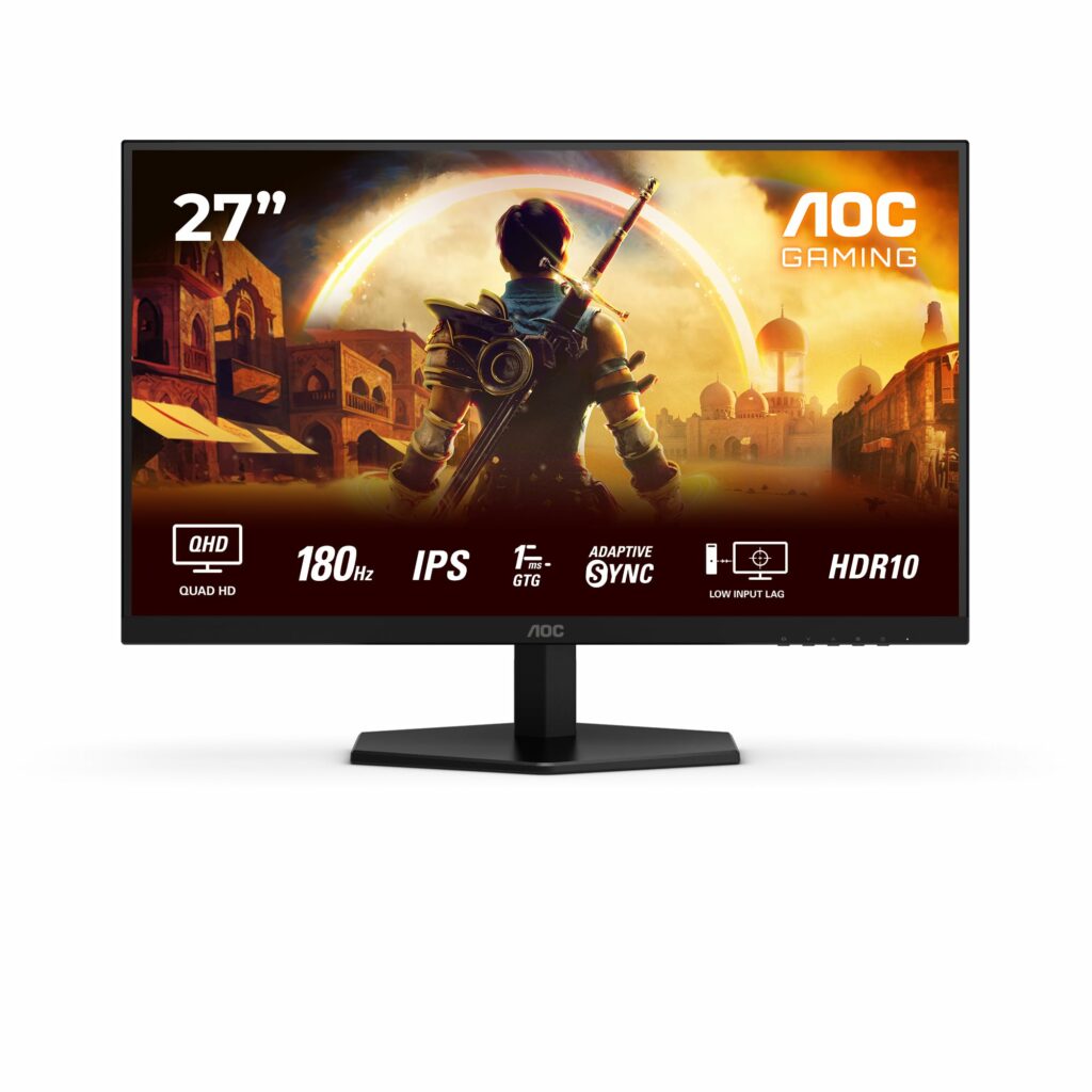 Écran PC AOC 27" QHD 180 Hz HDR10