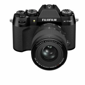 Fujifilm X-T50 noir + objectif 16-50mm à 1588,00€ chez Amazon