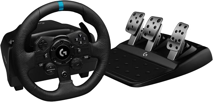 Logitech G G923, volant de course et pédales pour PC - Noir