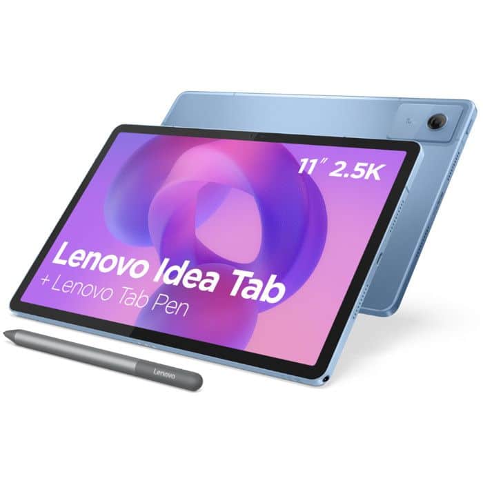 Tablette tactile Lenovo Idea Tab - 11" 2,5K IPS - 4 Go RAM - Stockage 128 Go - Bleu + Stylet