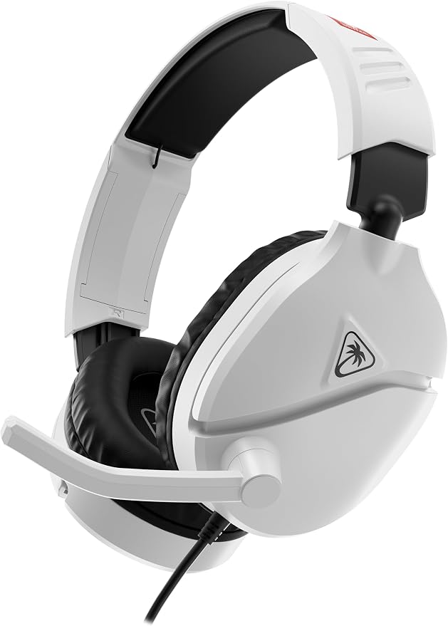 Turtle Beach Casque Gaming Filaire Recon 70 Blanc et Noir - Nintendo Switch
