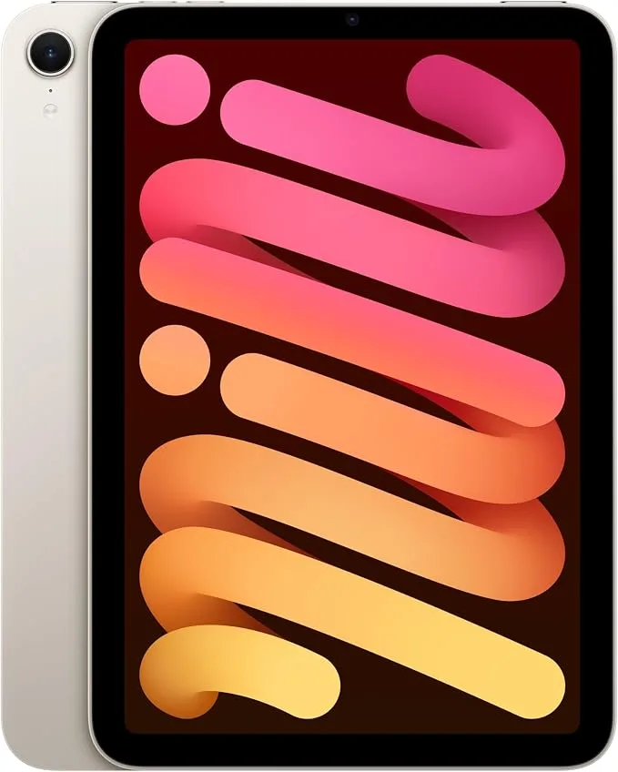 Apple iPad Mini (A17 Pro) · Tablette · 8.3″ · 128 Go · Lumière stellaire · Wi-Fi 6E