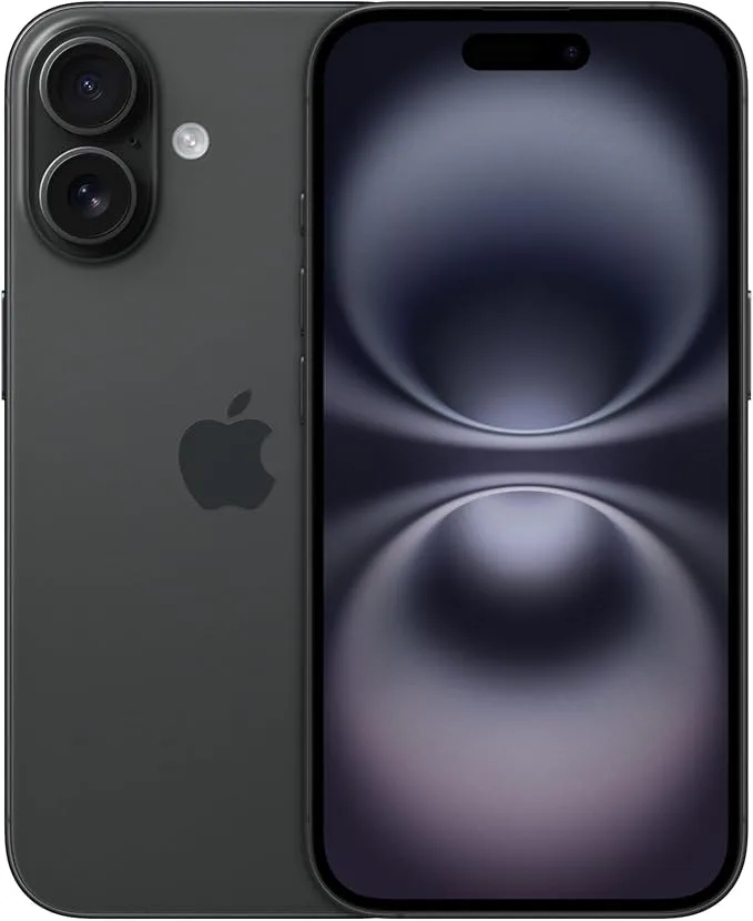 Apple iPhone 16 15,5 cm (6.1") Double SIM iOS 18 5G USB Type-C 128 Go Noir