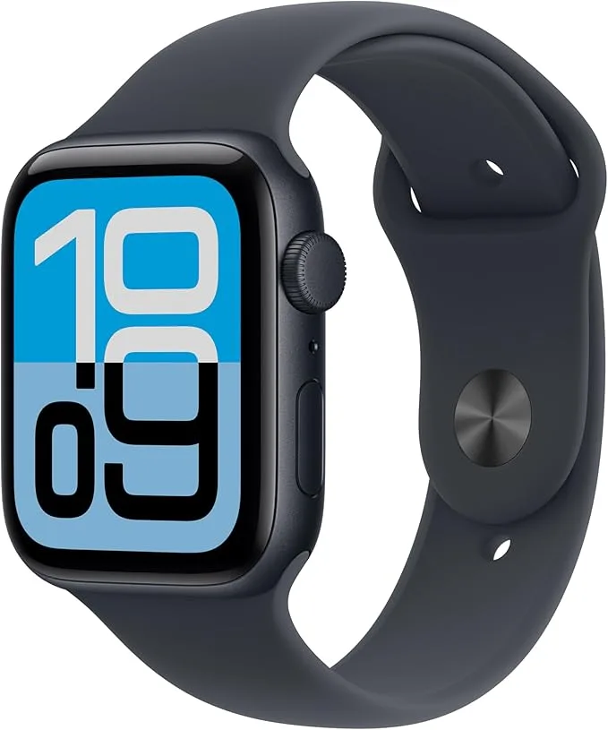 Apple Apple Watch SE 3 GPS 44 mm boîtier noir / bracelet sport noir M/L (MEHQ4ZR/A)