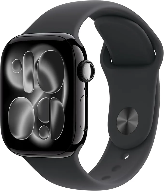 Apple Watch Series 11 OLED 42 mm Numérique 374 x 446 pixels Écran tactile Noir Wi-Fi GPS (satellite)