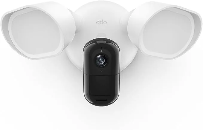 Arlo FLW2201-100EUS Caméra de surveillance extérieure filaire Floodlight · Appareil photo · Blanc