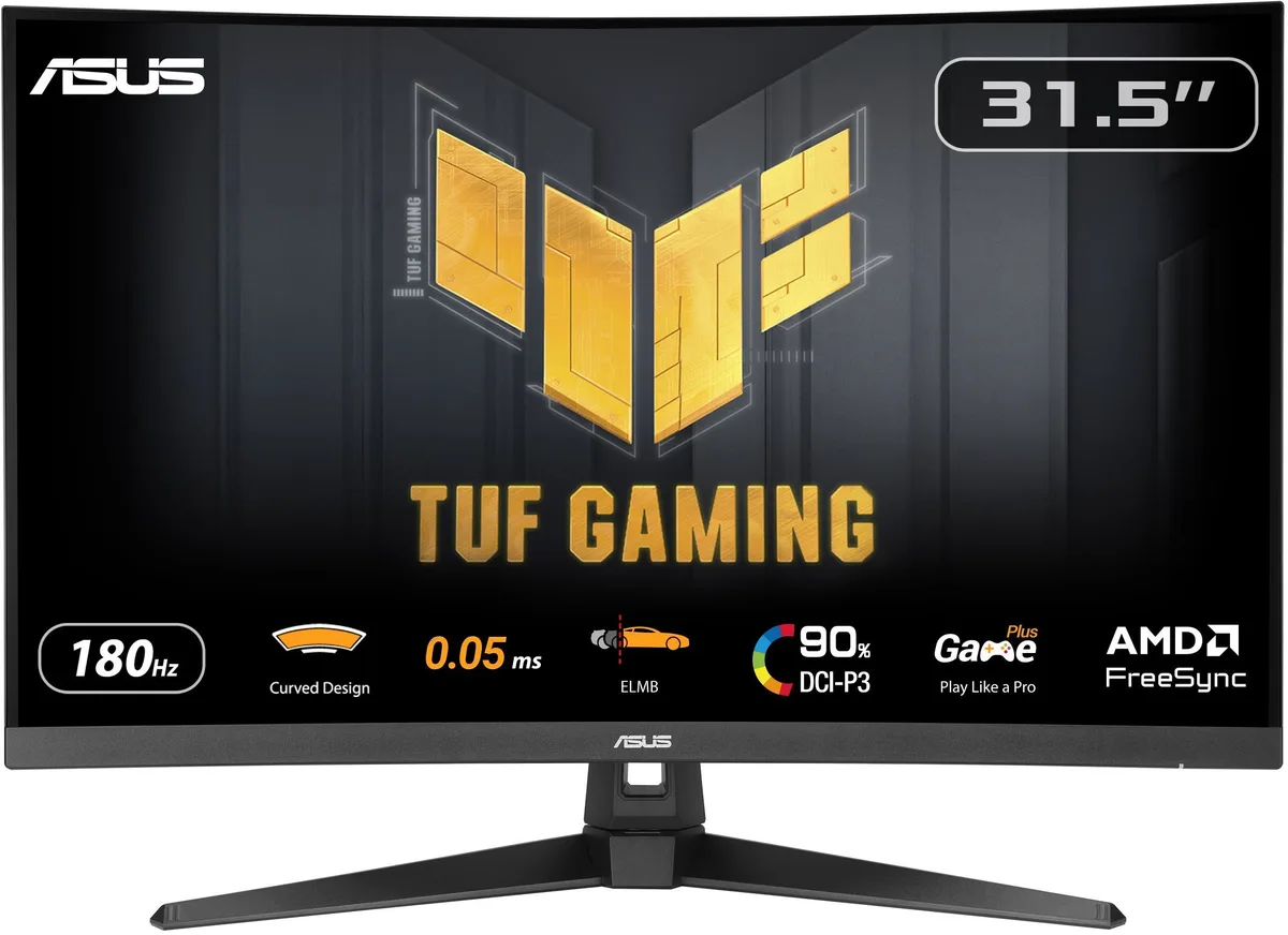 Asus Ecran PC gamer incurvé 31,5″ TUF Gaming VG32WQ3B