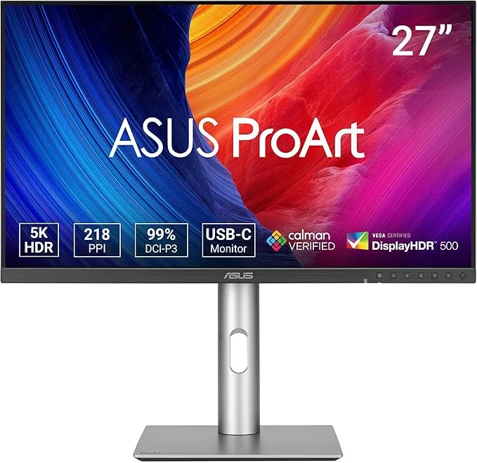 Asus ProArt PA27JCV 27 Pouces 5K DCI-P3 USB-C Écran pour Mac
