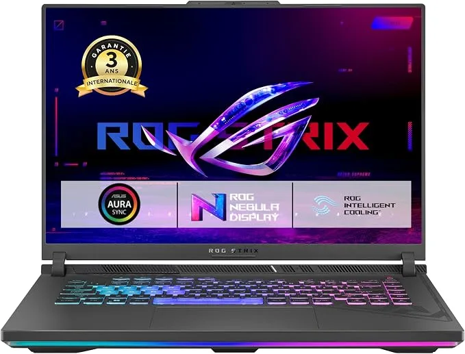 Asus ROG Strix G16 STRIX-G16-G614PW-TS109W 16" 2.5K (2560x1600) 300Hz PC · Ordinateur portable · 16″ · 32 Go · 1 To