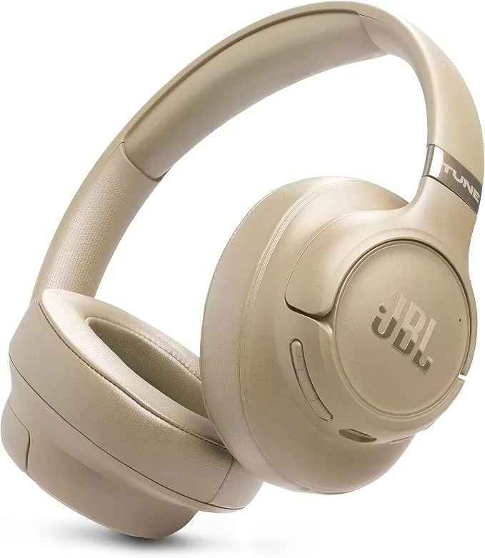 Casque circum-auriculaire - Sans fil - JBL - Tune 780NC - Réduction de Bruit - Beige