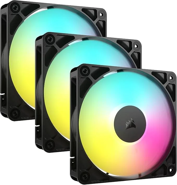 Corsair RS120 ARGB, 120mm ARGB Fan, Triple Pack
