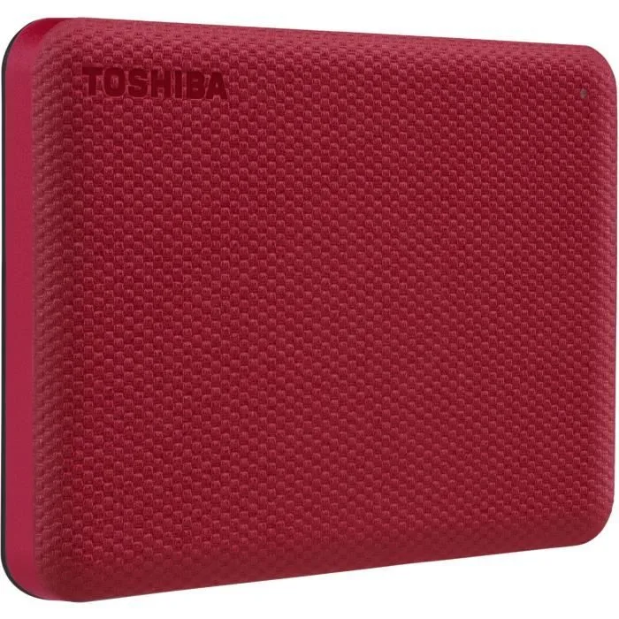 Disque dur externe - Toshiba - Canvio Advance - 1 To - Rouge