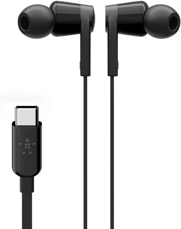 Ecouteurs - Belkin - Rockstar - USB-C - Intra-auriculaires - Résistant aux éclaboussures