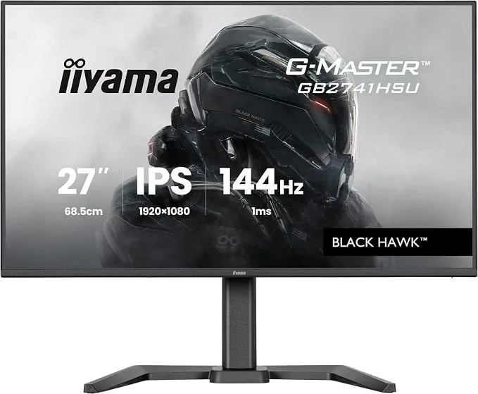 Ecran PC Gamer - Iiyama - 27 - FHD - 144Hz - Dalle IPS - 1ms - Réglable en hauteur - G-Master Black Hawk