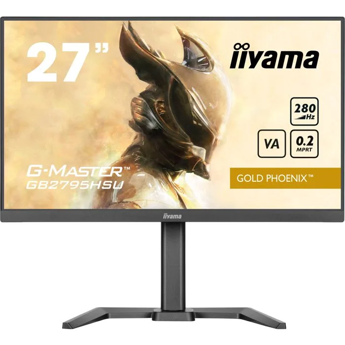 Ecran PC Gamer - Iiyama - 27 - FHD - 280Hz - Dalle VA - 0 2ms - Ajustable en hauteur - GB2795HSU-B1