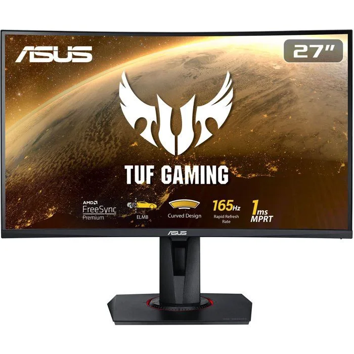 Ecran PC Gamer Incurvé - Asus - 27 - Full HD 1920x1080 - 165Hz - VA - 1ms - VG27VQ
