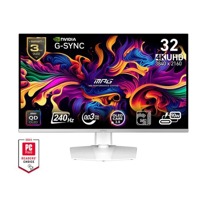 Ecran PC Gamer – MSI – 32&Prime; – UHD – 240Hz – Dalle QD-OLED – 0.03ms – Ajustable en hauteur – MPG 321URXW QD-OLED