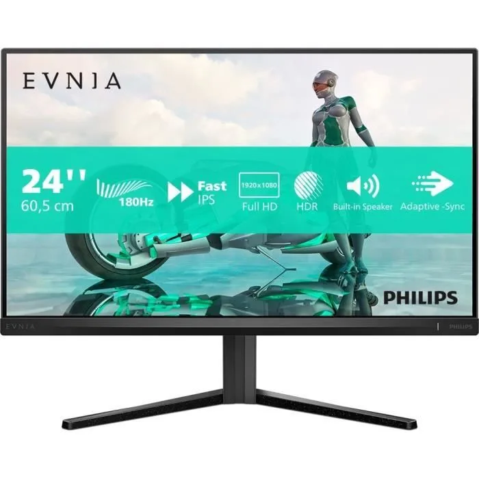Ecran PC Gamer - Philips - 23 8 - FHD - 180Hz - Dalle Fast IPS - 1ms - 24M2N3200S/00