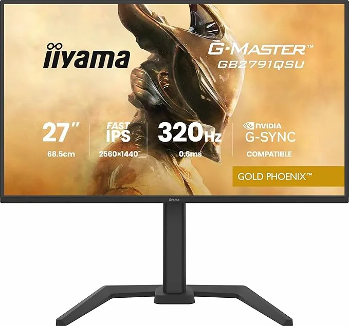 Écran PC Gaming - Iiyama G-Master - Gold Phoenix GB2791QSU-B1 27 - 2560x1440 320Hz