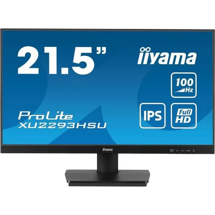 Ecran PC - Iiyama - 22 - FHD - 100Hz - Dalle IPS - 1ms - XU2293HSU-B7