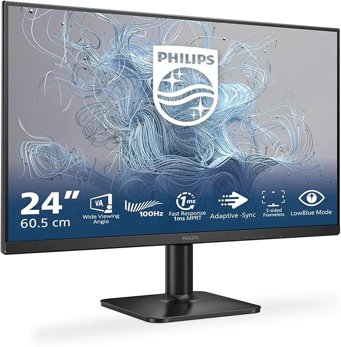 Ecran PC - Philips - 24 - FHD - 100Hz - Dalle VA - 1ms - 24E2N1100LB
