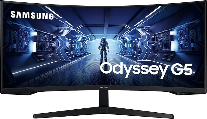 Samsung Ecran PC Odyssey G55T 34″ 165Hz · Écran · UWQHD · 165 Hz