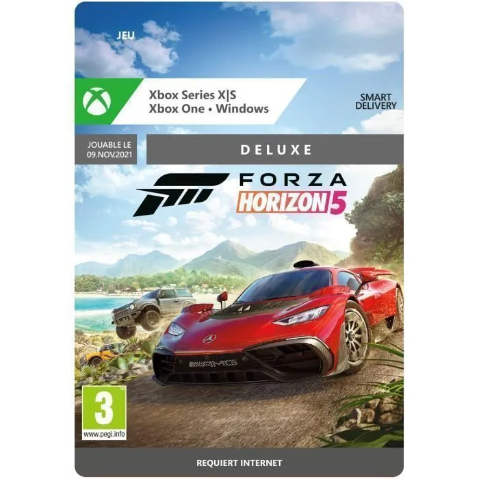 Forza Horizon 5 - Jeu S et à télécharger - Deluxe Edition - Xbox Series
