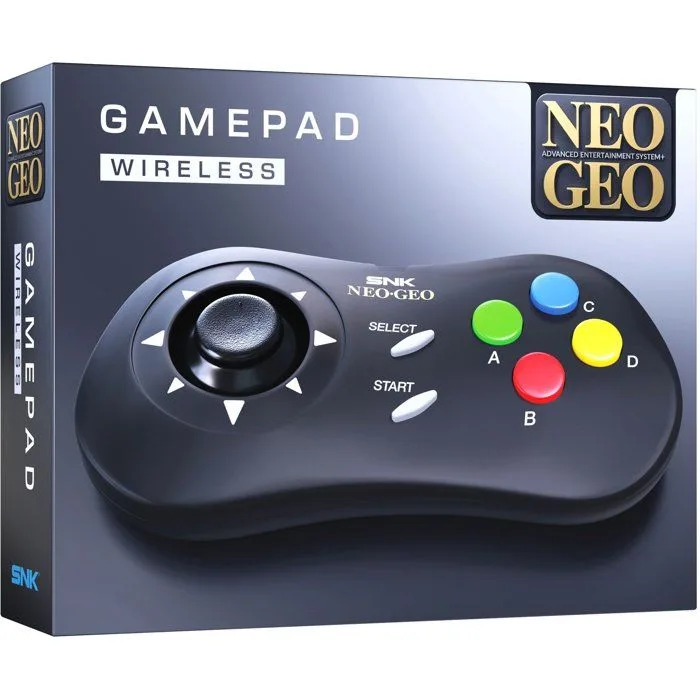 Gamepad Noir - Neogeo AES+ (Console Retro)