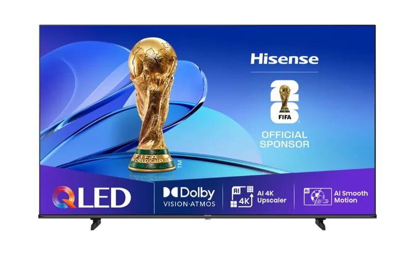 Hisense 75E79Q 75&Prime; Smart TV 4K QLED, Dolby Vision & Atmos, Upscaler 4K IA, Mouvement fluide IA, Mode jeu Plus, HDMI 2.1