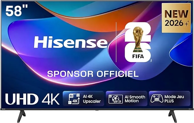 Hisense TV LED 4K 58″(146 cm) 58A6S
