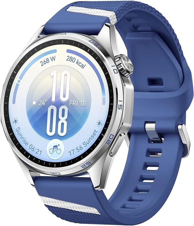 Huawei Watch GT 7 46mm Montre connectée, Jusqu&rsquo;à 21 Jours, NFC, GPS, Bleu