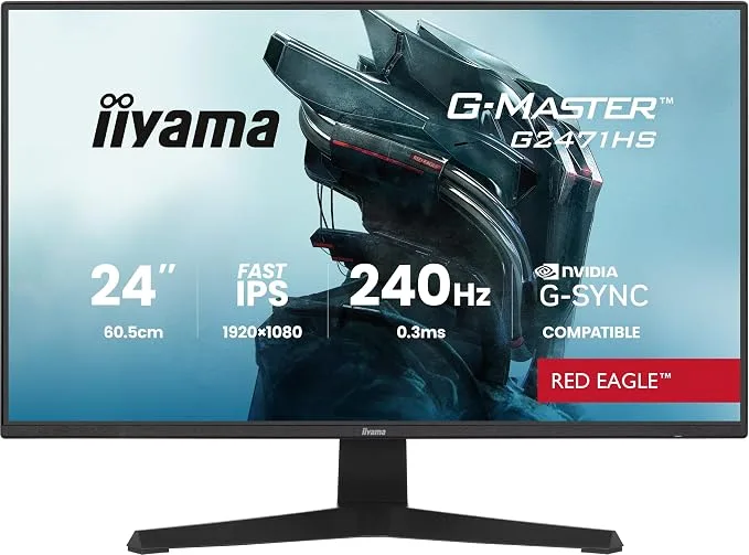 iiyama G-Master G2471HS-B1 24 "Fast IPS Red Eagle · 24″ · 240 Hz