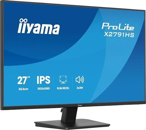 Iiyama Prolite X2791hs?b1 LeD-Monitor 68,6?cm (27") Full HD ? Hdmi/dp ? Schwarz