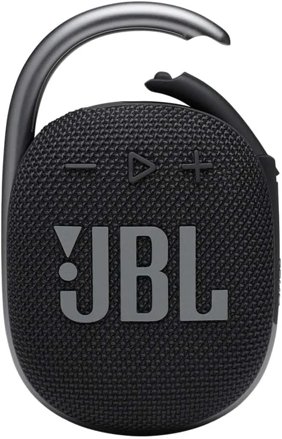 JBL Clip 4 Enceinte Bluetooth portable et légère avec mousqueton intégré · Noir