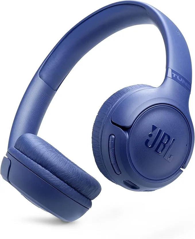 JBL Tune 530BT, Casque Audio Supra-Auriculaire sans Fil, Bleu