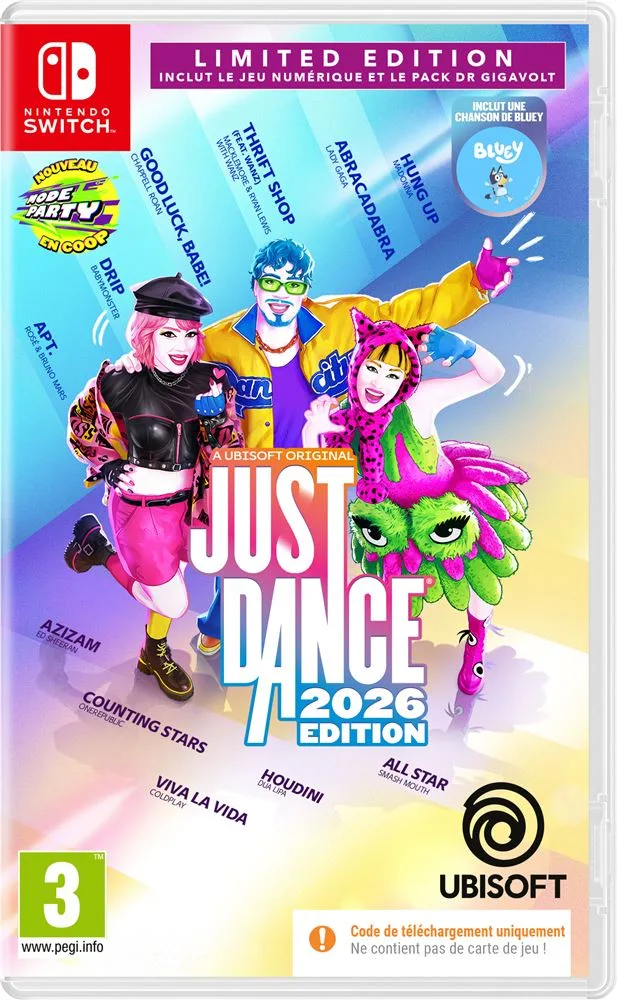 Just Dance 2026 Code in a box - Limited Edition - Nintendo Switch