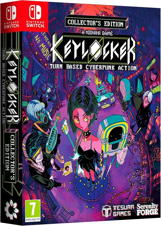Keylocker Turn Based Cyberpunk Action – Collectors Edition – Nintendo Switch