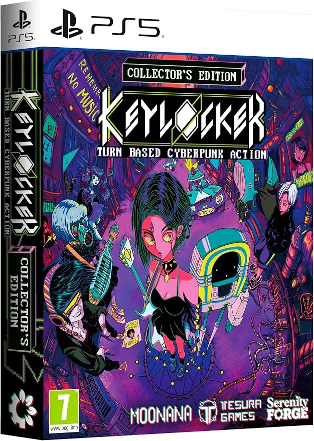 Keylocker Turn Based Cyberpunk Action – Collectors Edition – PS5