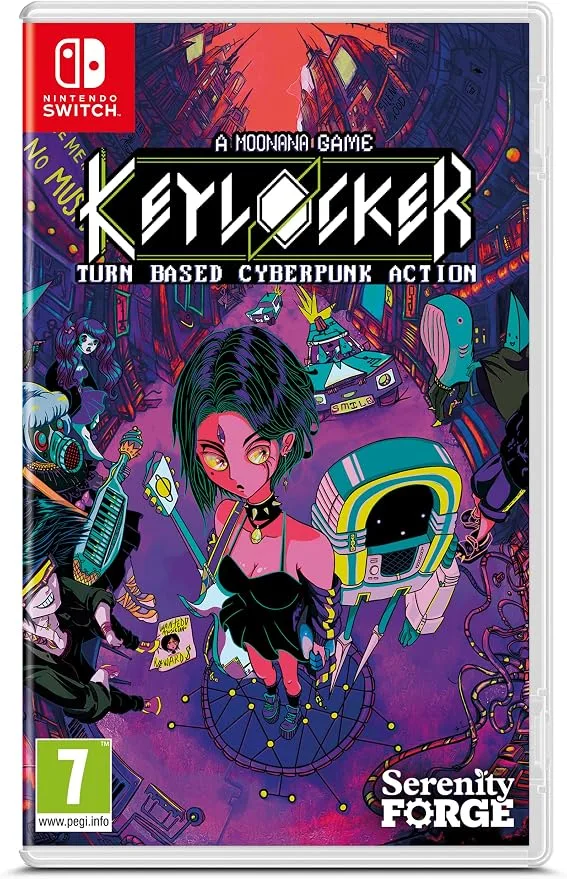 Keylocker Turn Based Cyberpunk Action – Nintendo Switch