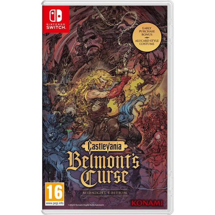 Konami Castlevania: Belmont's Curse Midnight Edition Konami - Nintendo Switch