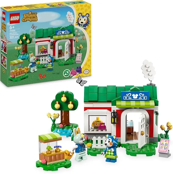 LEGO Animal Crossing - Boutique de Vêtements de Soeurs Doigts de Fée - 77055