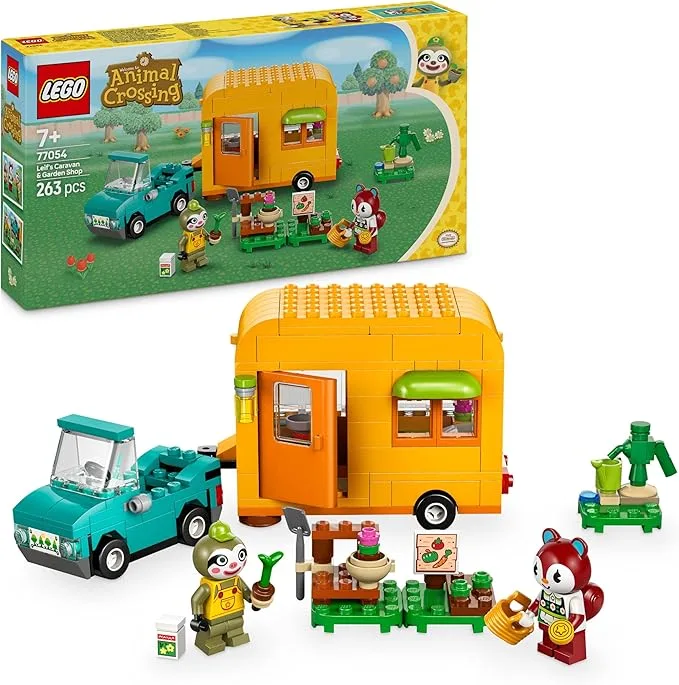 LEGO Animal Crossing - Caravane et stand de jardinage de Racine - 77054
