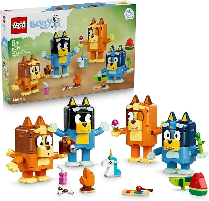 LEGO Bluey - La famille de Bluey en briques - 11217