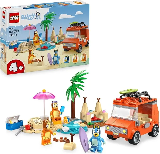 LEGO Bluey - Les Vacances et le Voyage en Voiture de Bluey - 11202